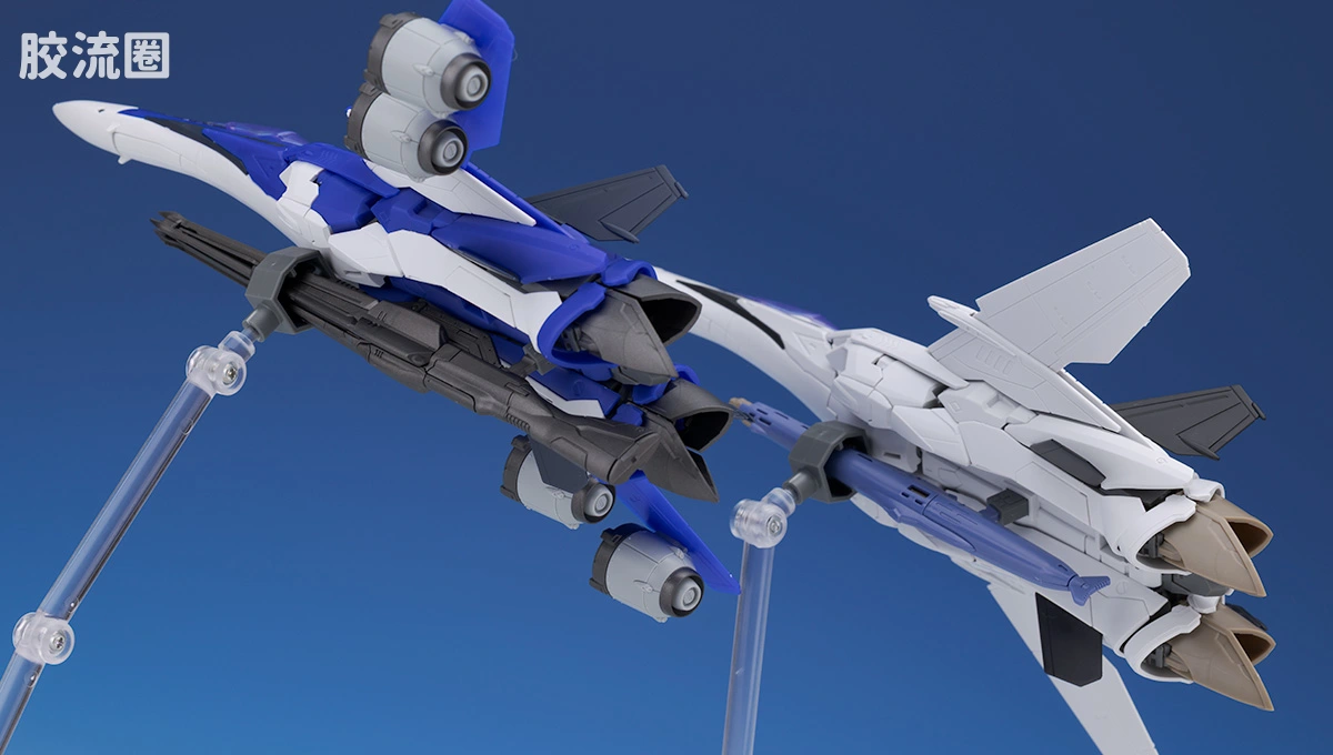 万代超时空要塞系列拼装模型 HG 1/100系列 HG 1/100 VF-25G MESSIAH VALKYRIE MICHAEL CUSTOM 豪华套装 - 图片