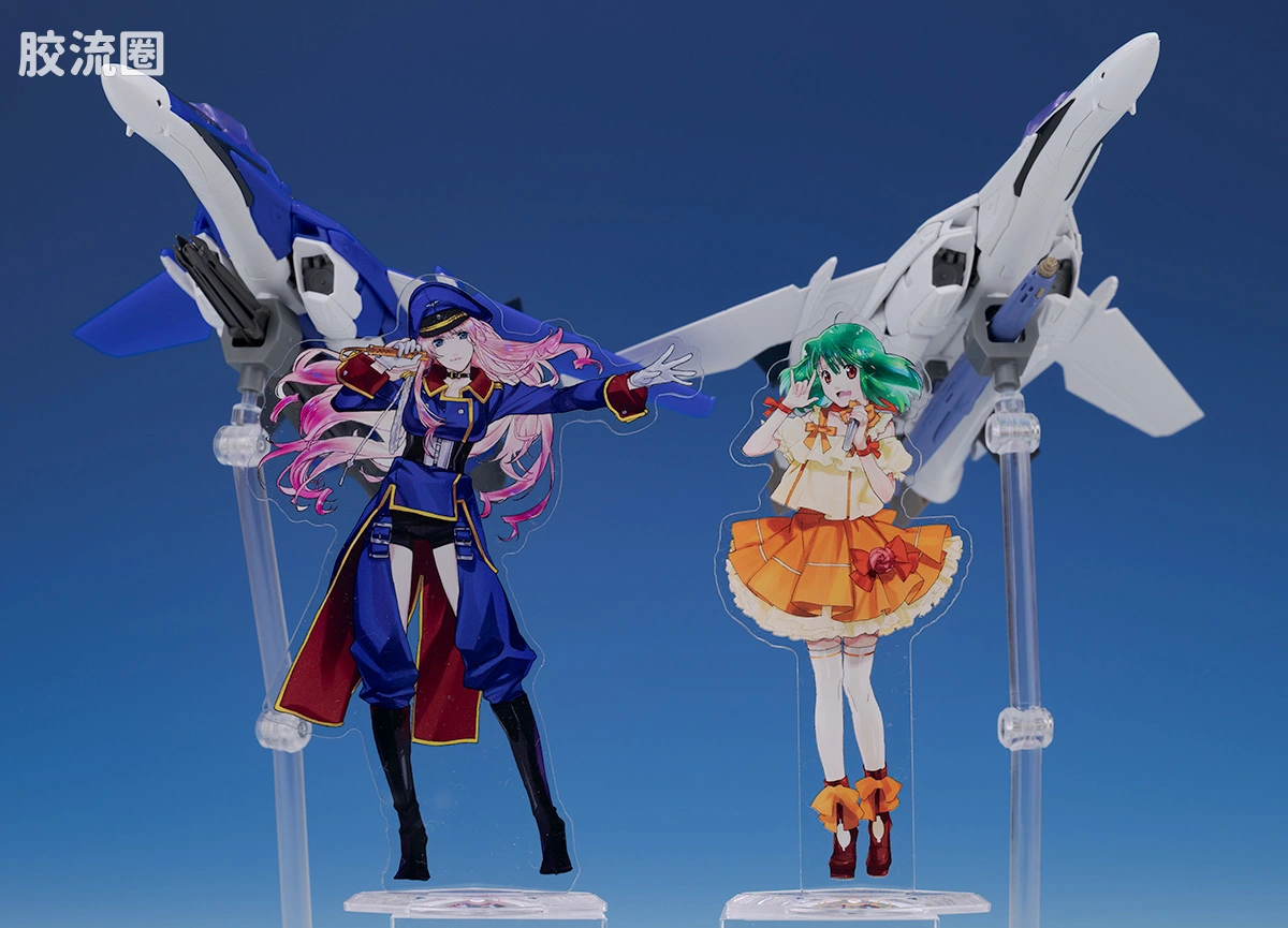 万代超时空要塞系列拼装模型 HG 1/100系列 HG 1/100 VF-25G MESSIAH VALKYRIE MICHAEL CUSTOM 豪华套装 - 图片