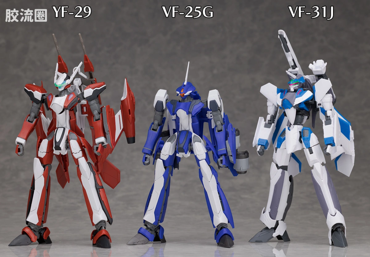 万代超时空要塞系列拼装模型 HG 1/100系列 HG 1/100 VF-25G MESSIAH VALKYRIE MICHAEL CUSTOM 豪华套装 - 图片