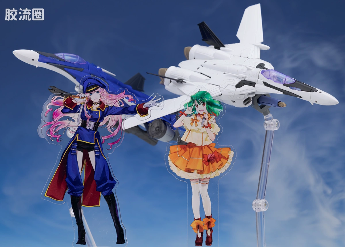 万代超时空要塞系列拼装模型 HG 1/100系列 HG 1/100 VF-25G MESSIAH VALKYRIE MICHAEL CUSTOM 豪华套装 - 图片