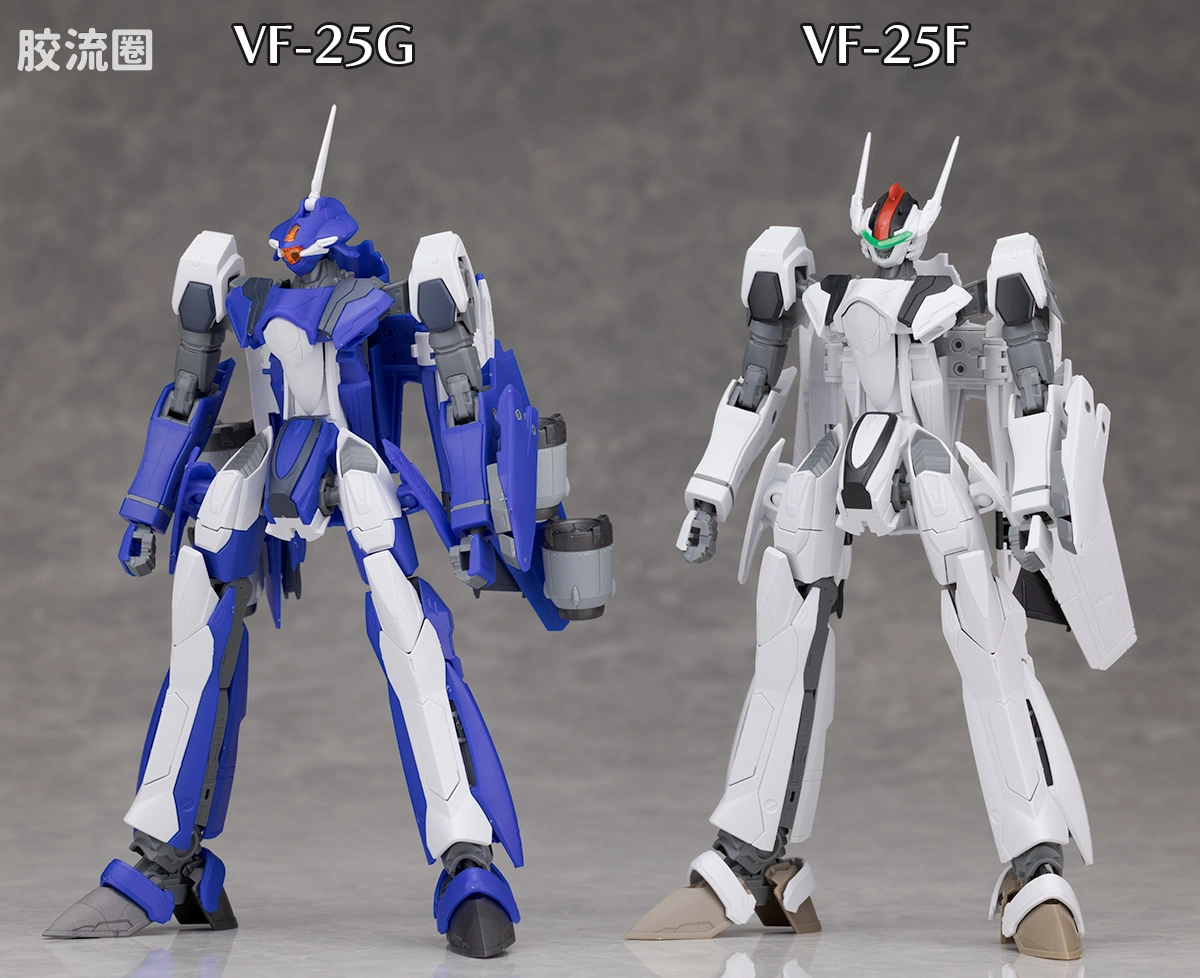 万代超时空要塞系列拼装模型 HG 1/100系列 HG 1/100 VF-25G MESSIAH VALKYRIE MICHAEL CUSTOM 豪华套装 - 图片