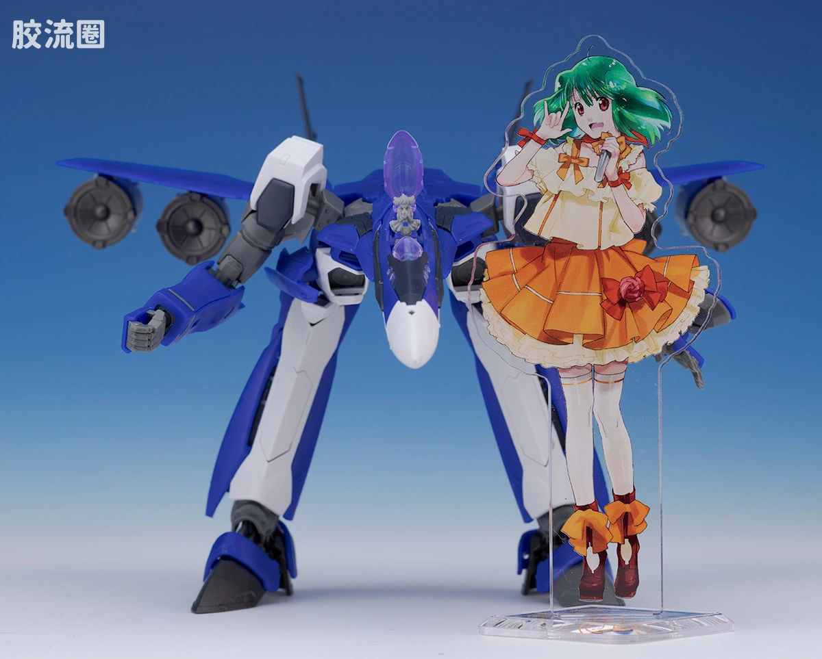 万代超时空要塞系列拼装模型 HG 1/100系列 HG 1/100 VF-25G MESSIAH VALKYRIE MICHAEL CUSTOM 豪华套装 - 图片