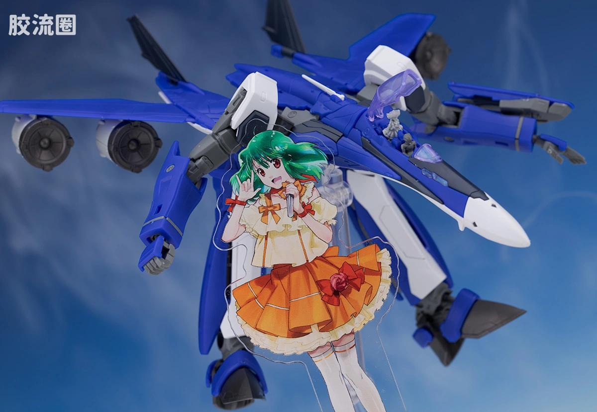 万代超时空要塞系列拼装模型 HG 1/100系列 HG 1/100 VF-25G MESSIAH VALKYRIE MICHAEL CUSTOM 豪华套装 - 图片