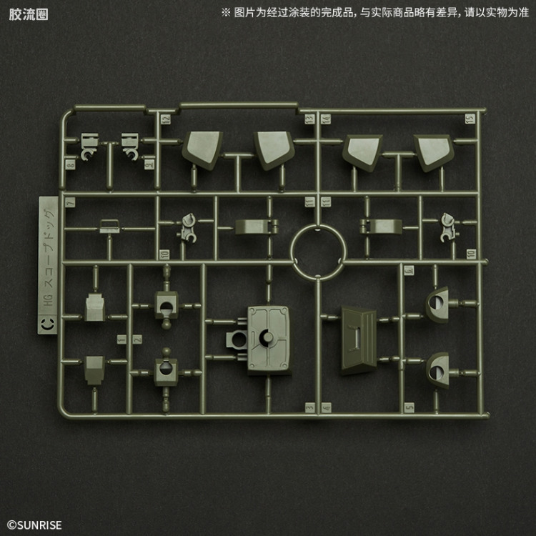 万代综合拼装模型系列 装甲骑兵 HG <装甲骑兵波多姆斯> 眼镜狗用扩张配件套装5 - 图片