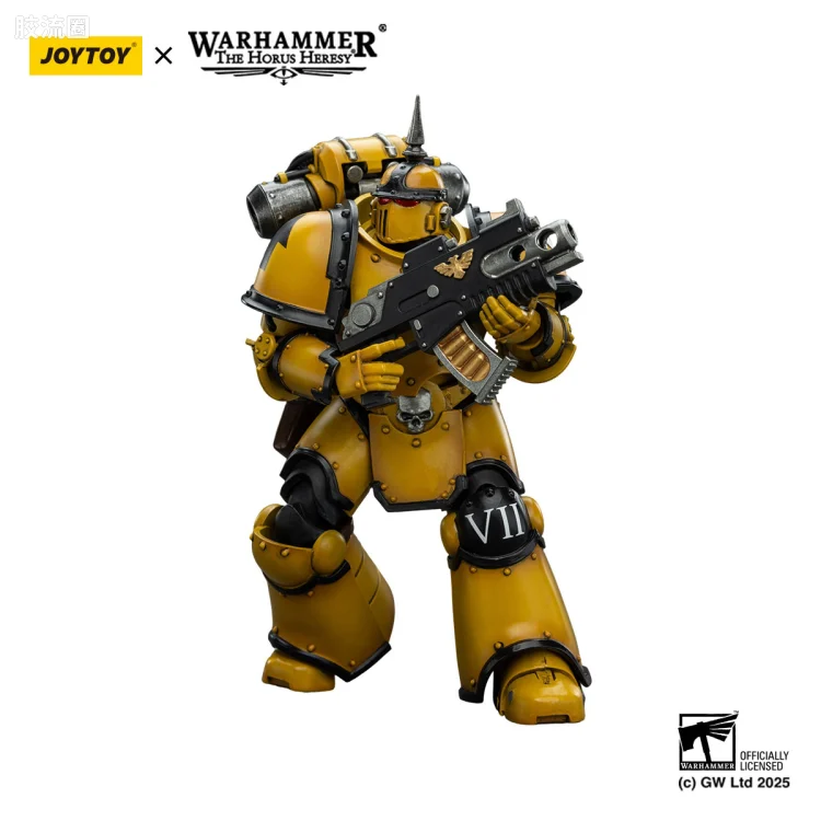 JOYTOY x 战锤40K 帝国之拳/黑色圣堂 HH帝国之拳 MK3型战术军团士兵
