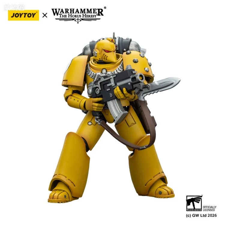JOYTOY x 战锤40K 帝国之拳/黑色圣堂 HH帝国之拳 MK6型战术军团士兵