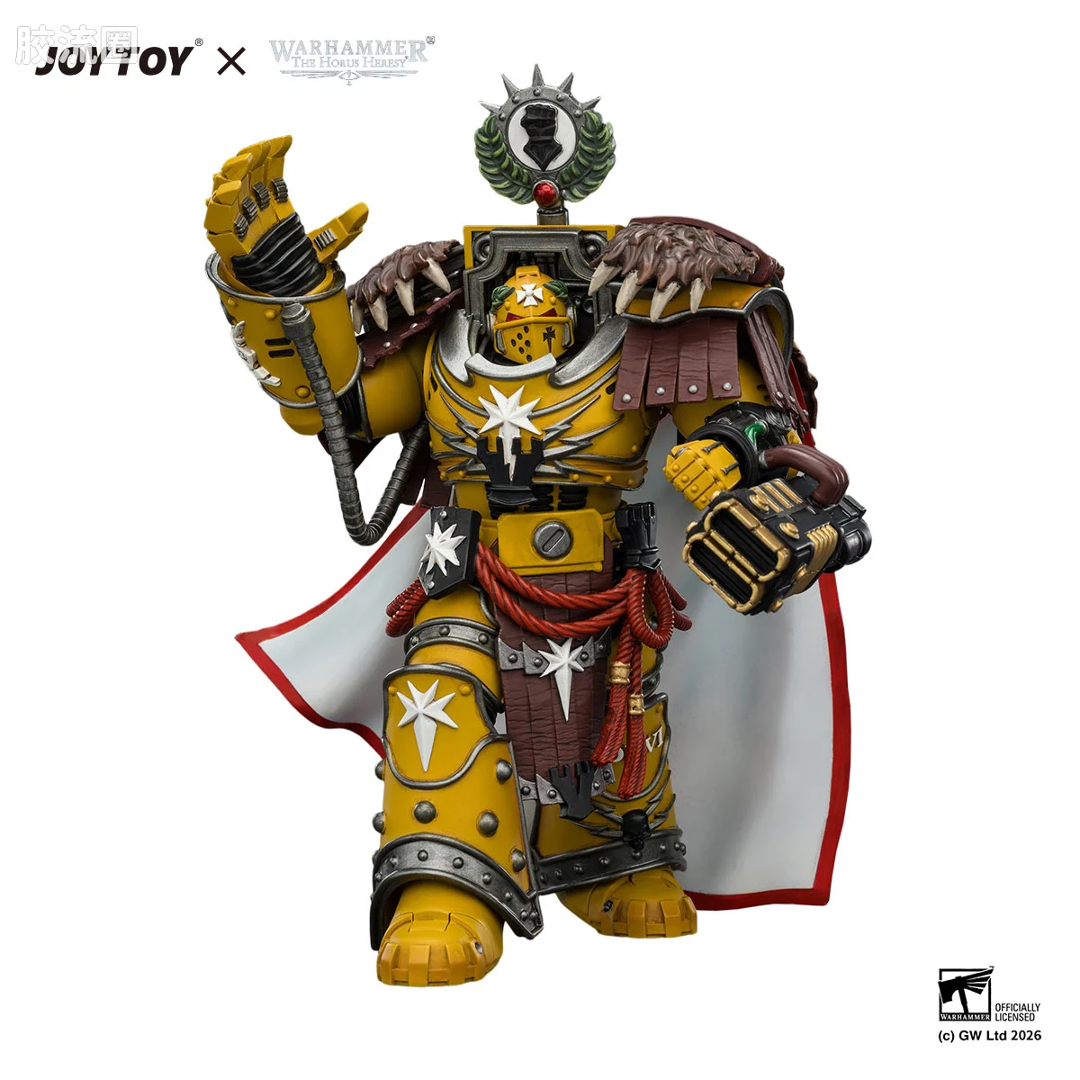 JOYTOY x 战锤40K 帝国之拳/黑色圣堂 HH帝国之拳 堡主伊万德加里乌斯 克索尼亚暴君