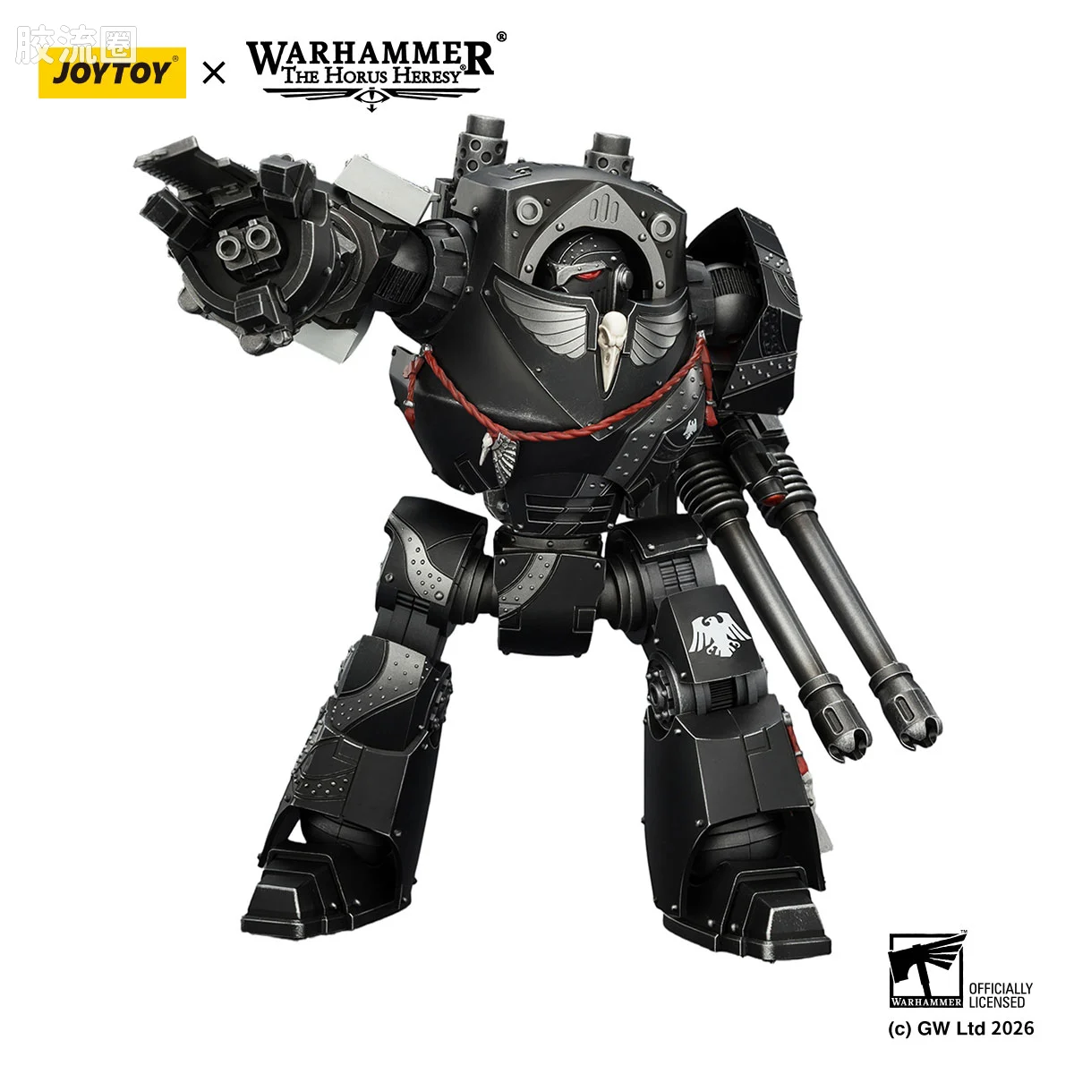 JOYTOY x 战锤40K 机甲载具单位 HH暗鸦守卫 蔑视者无畏机甲 配备重力自动加农炮和锁链拳套