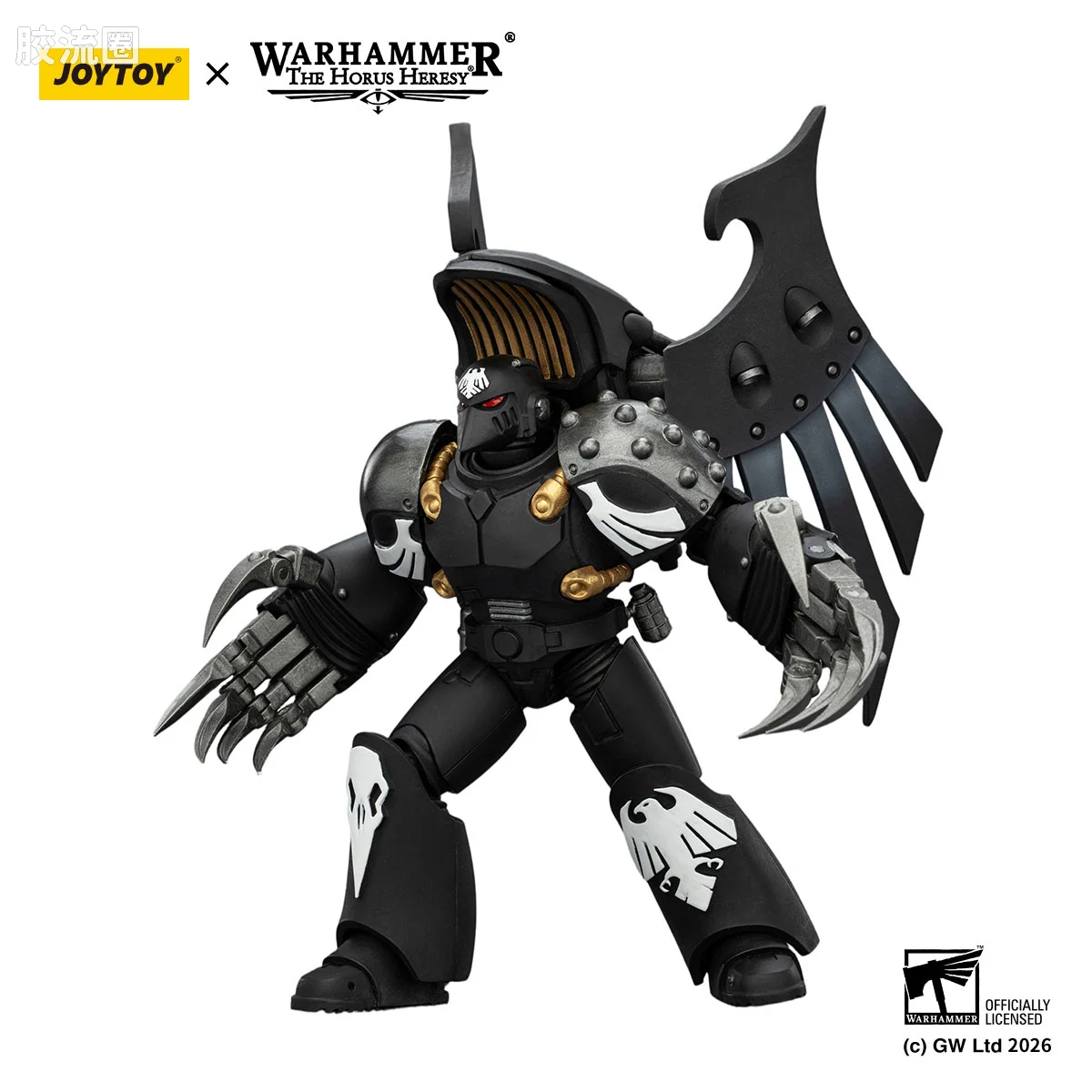 JOYTOY x 战锤40K null HH暗鸦守卫 黑暗狂怒 配备闪电爪