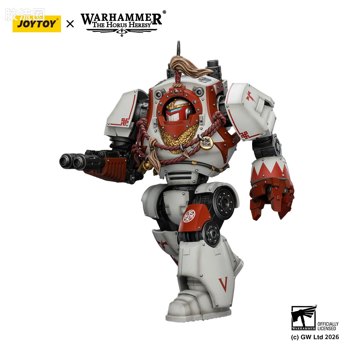 JOYTOY x 战锤40K 机甲载具单位 HH白疤军团 蔑视者无畏