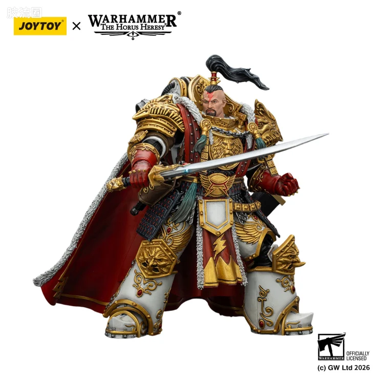 JOYTOY x 战锤40K 基因原体 帝皇子嗣 HH白疤 察合台可汗 第五军团基因原体