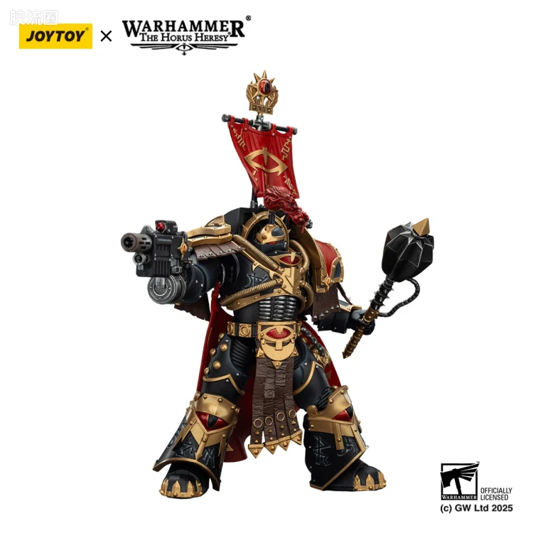 JOYTOY x 战锤40K 荷鲁斯之子 战团 HH荷鲁斯之子 铁骑执政官（热熔枪动力锤）