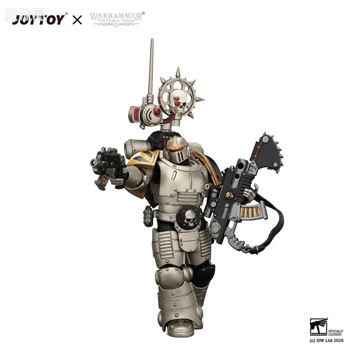 JOYTOY x 战锤40K null HH钢铁勇士 MK2军团士兵2 配备爆矢枪和爆矢手枪