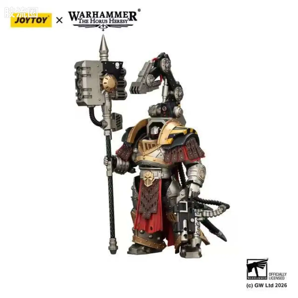 JOYTOY x 战锤40K null HH钢铁勇士 战争铁匠 配备引力破碎锤