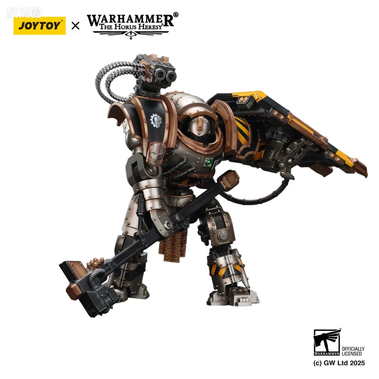JOYTOY x 战锤40K 机甲载具单位 HH钢铁勇士 铁环多米塔钢铁级自动战斗机器人 配备卡彻锐型战斗盾和重力破碎锤