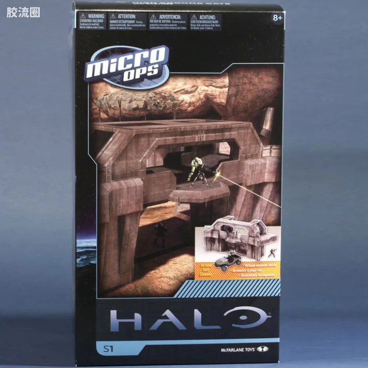麦克法兰游戏与动画系列 HALO: MICRO OPS SERIES 1 – SMALL BOXED HIGH GROUND GATE