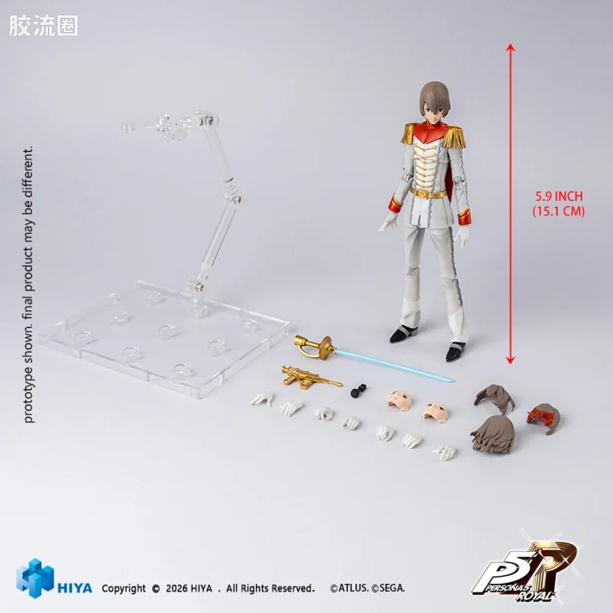 Hiya Toys/海雅 女神异闻录 P5R Crow - 图片