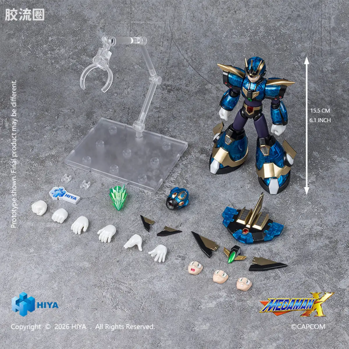 Hiya Toys/海雅 洛克人 《洛克人X》系列 艾克斯 究极装甲版 - 图片