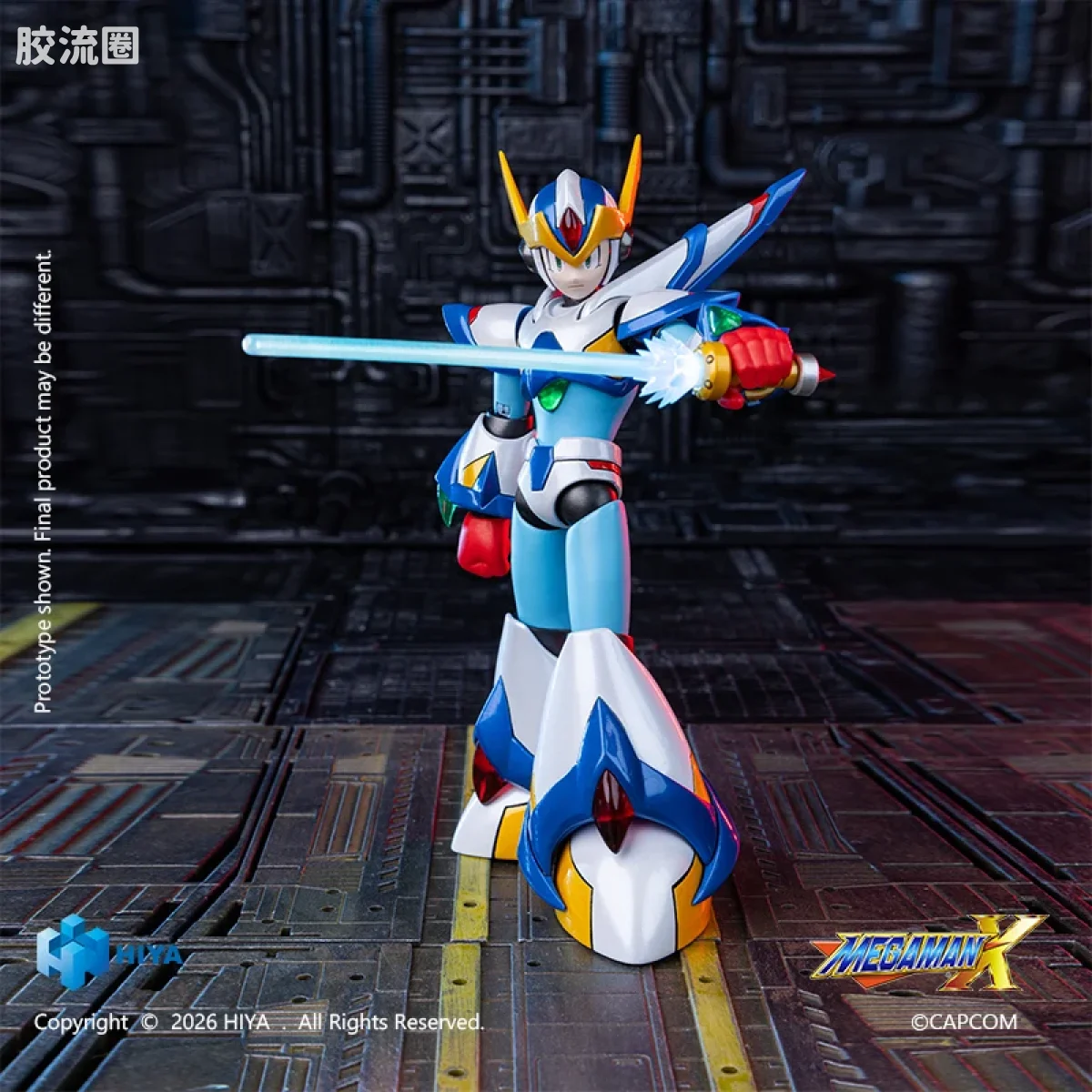 Hiya Toys/海雅 洛克人 《洛克人X》系列 艾克斯 猎鹰装甲版 - 图片