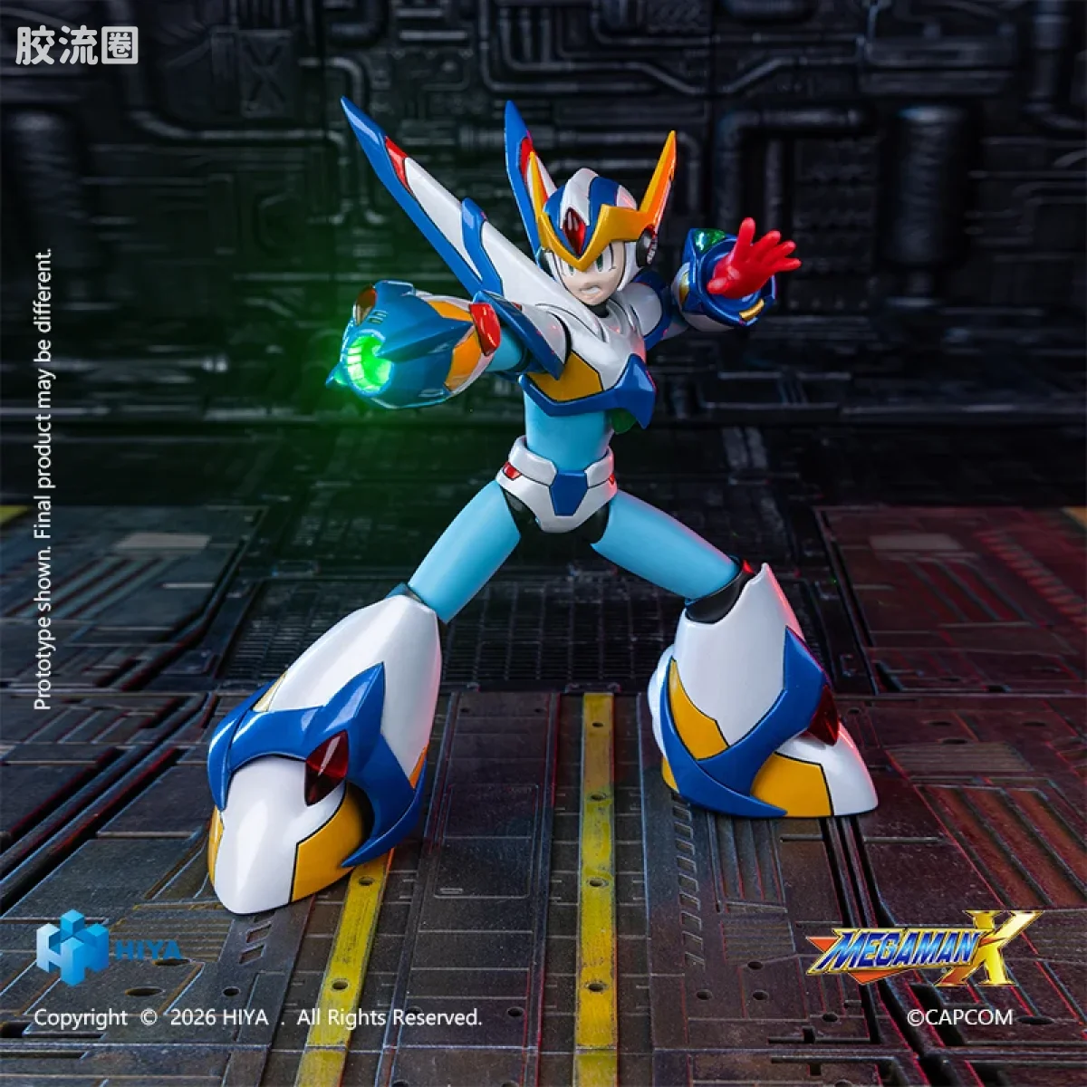 Hiya Toys/海雅 洛克人 《洛克人X》系列 艾克斯 猎鹰装甲版 - 图片