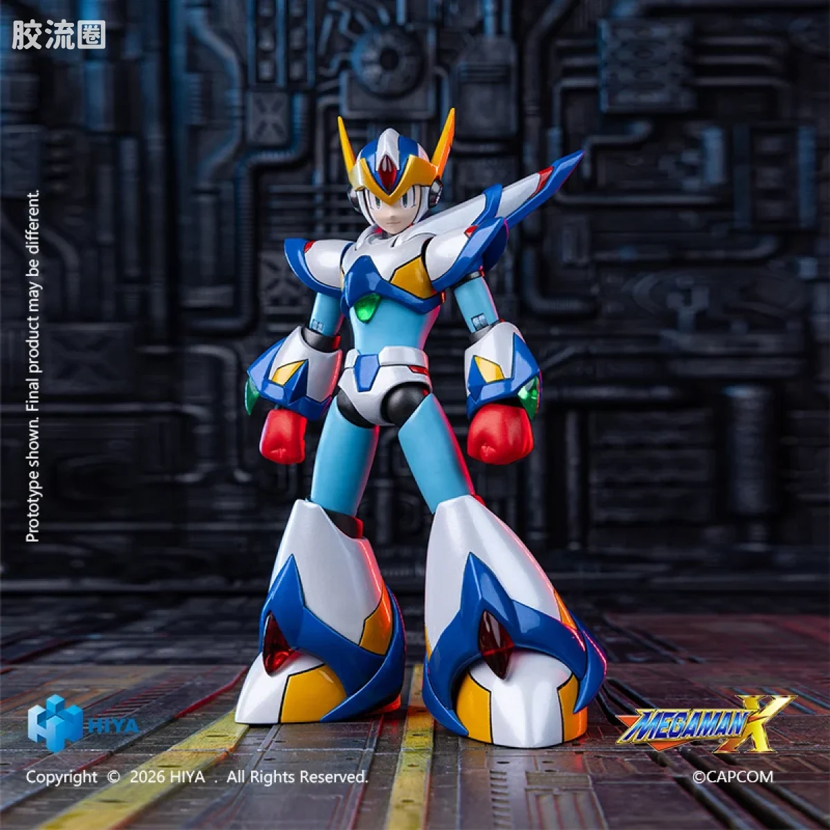 Hiya Toys/海雅 洛克人 《洛克人X》系列 艾克斯 猎鹰装甲版 - 图片