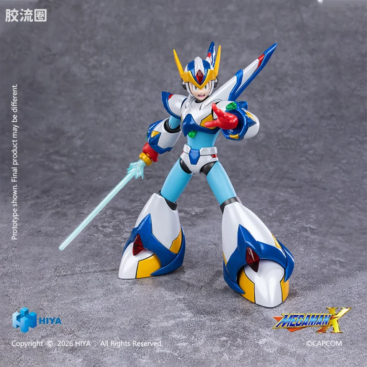 Hiya Toys/海雅 洛克人 《洛克人X》系列 艾克斯 猎鹰装甲版 - 图片