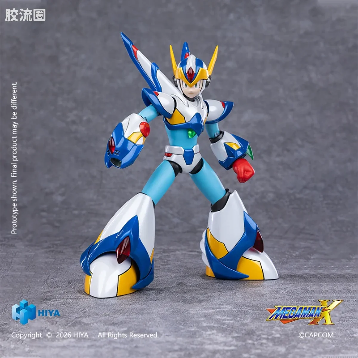 Hiya Toys/海雅 洛克人 《洛克人X》系列 艾克斯 猎鹰装甲版 - 图片