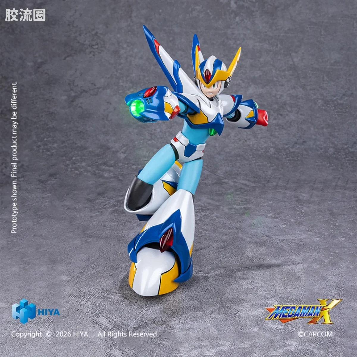 Hiya Toys/海雅 洛克人 《洛克人X》系列 艾克斯 猎鹰装甲版 - 图片