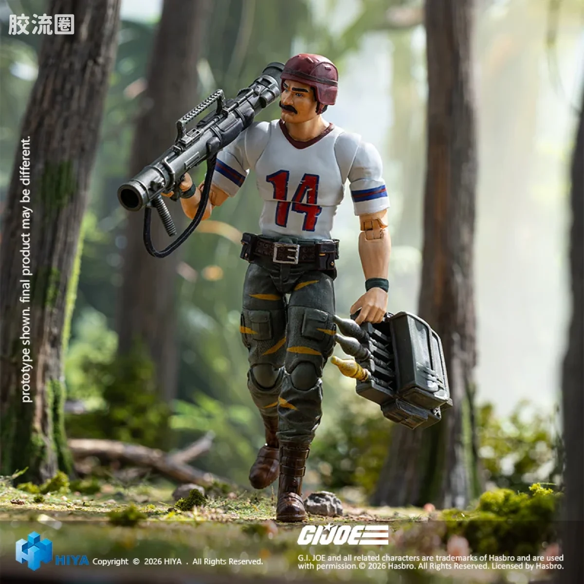 Hiya Toys/海雅 1/18 动漫 特种部队系列 火箭筒 老虎力量版 - 图片