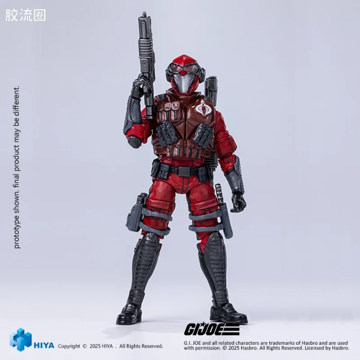Hiya Toys/海雅 1/18 动漫 特种部队系列 红装毒蛇兵 - 图片