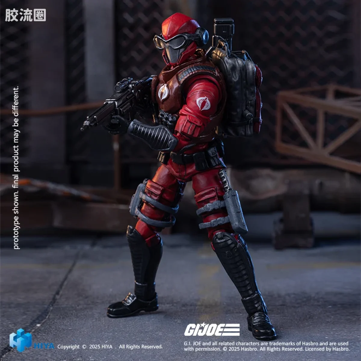 Hiya Toys/海雅 1/18 动漫 特种部队系列 红装毒蛇兵 - 图片