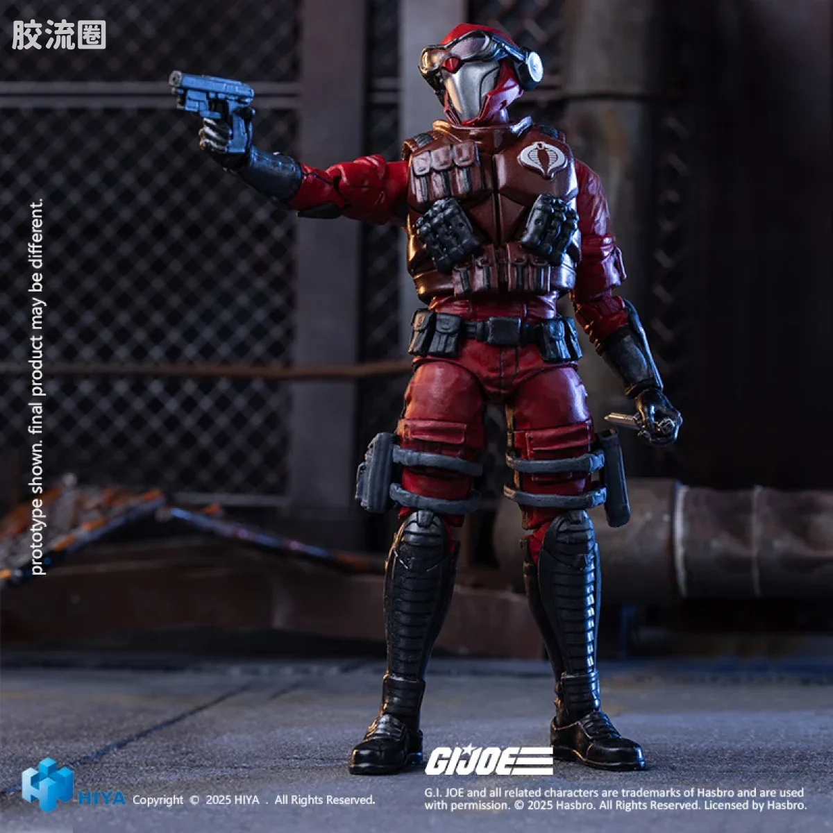 Hiya Toys/海雅 1/18 动漫 特种部队系列 红装毒蛇兵 - 图片