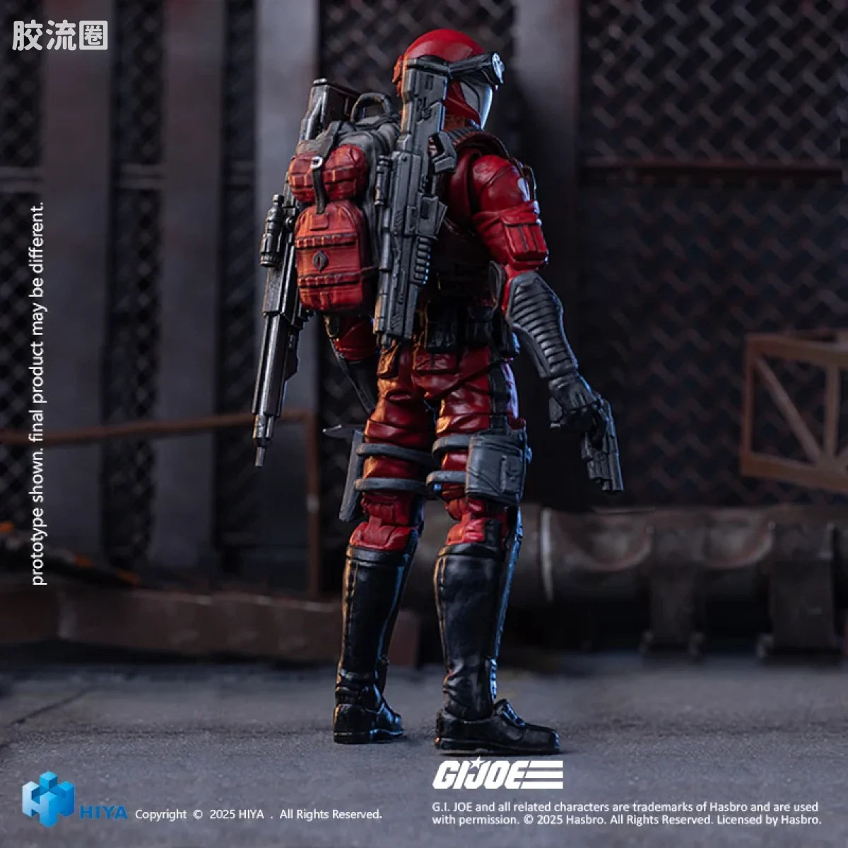 Hiya Toys/海雅 1/18 动漫 特种部队系列 红装毒蛇兵 - 图片