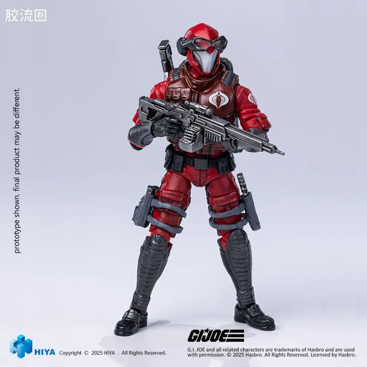 Hiya Toys/海雅 1/18 动漫 特种部队系列 红装毒蛇兵 - 图片