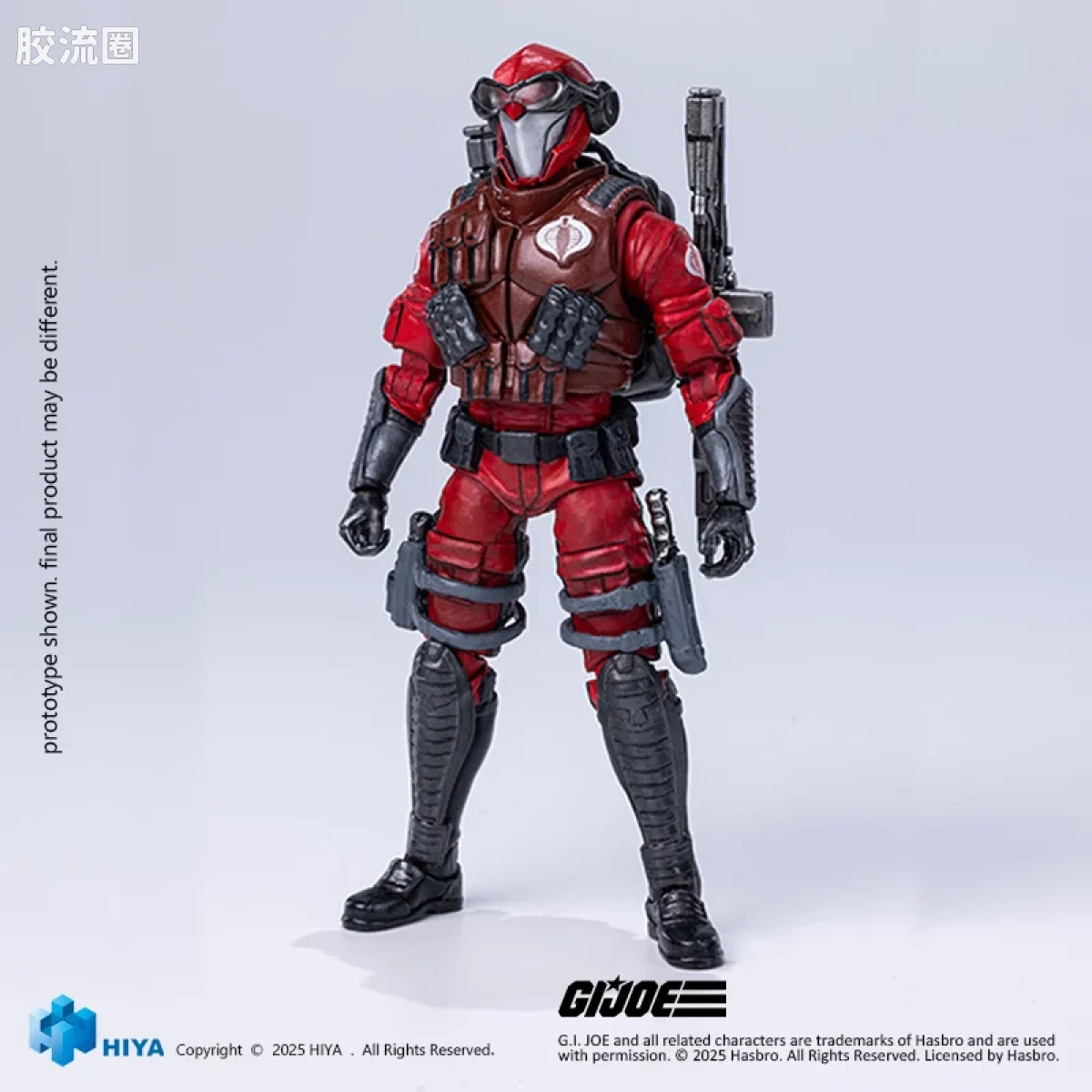 Hiya Toys/海雅 1/18 动漫 特种部队系列 红装毒蛇兵 - 图片
