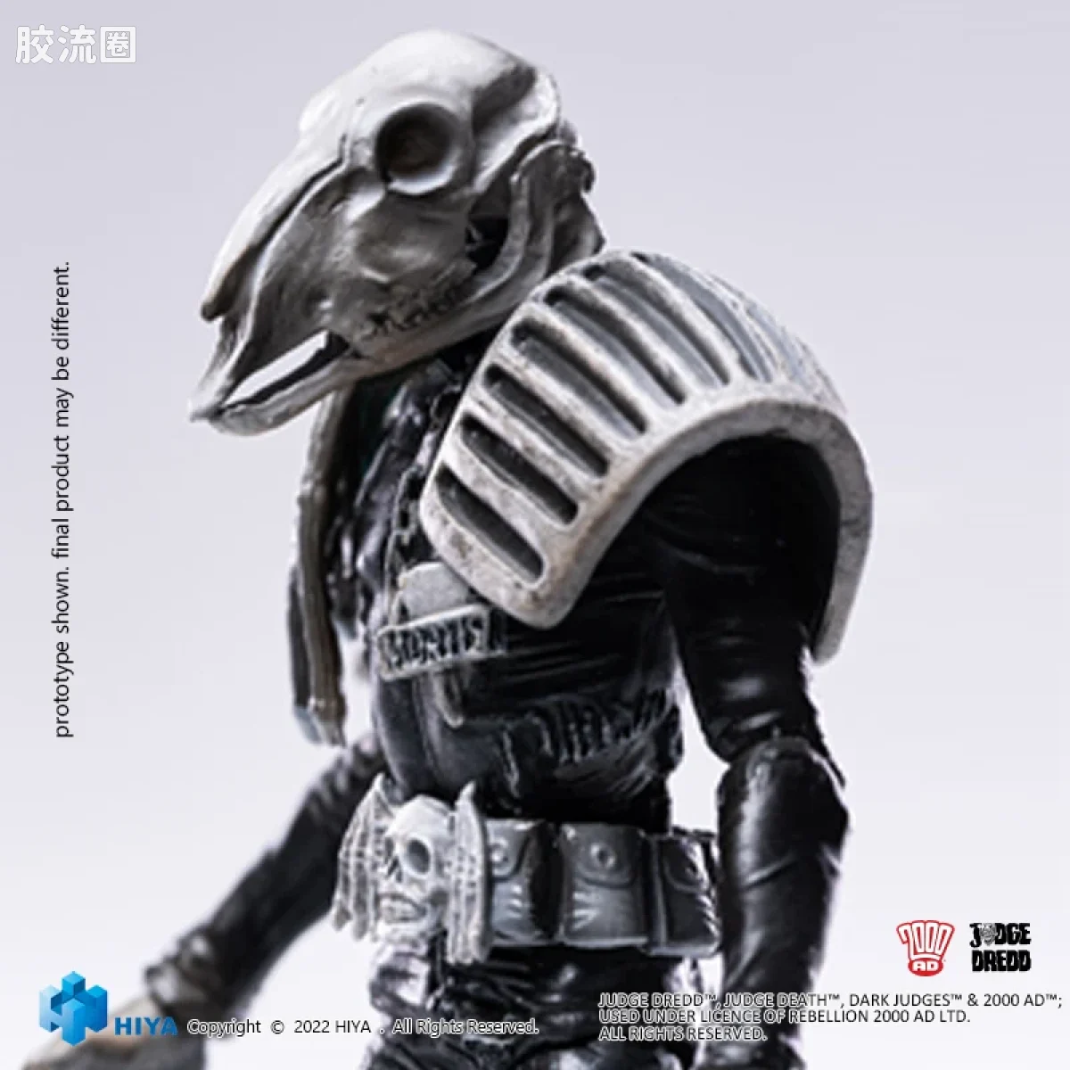 Hiya Toys/海雅 漫画 特警判官2000AD 尸灵判官 黑白版 - 图片