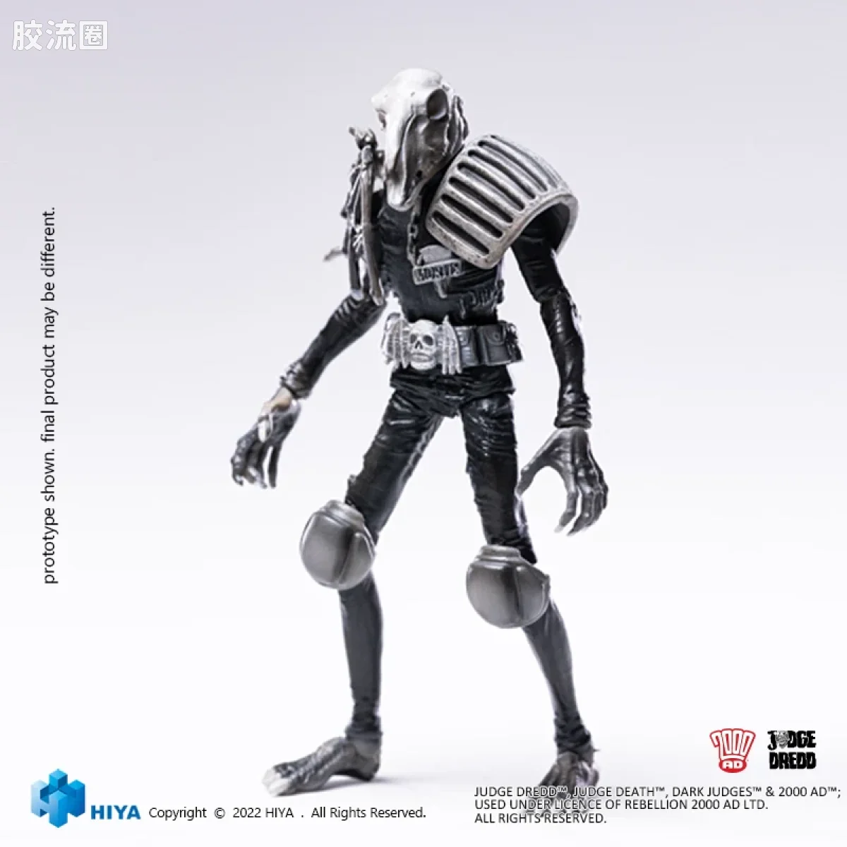 Hiya Toys/海雅 漫画 特警判官2000AD 尸灵判官 黑白版 - 图片