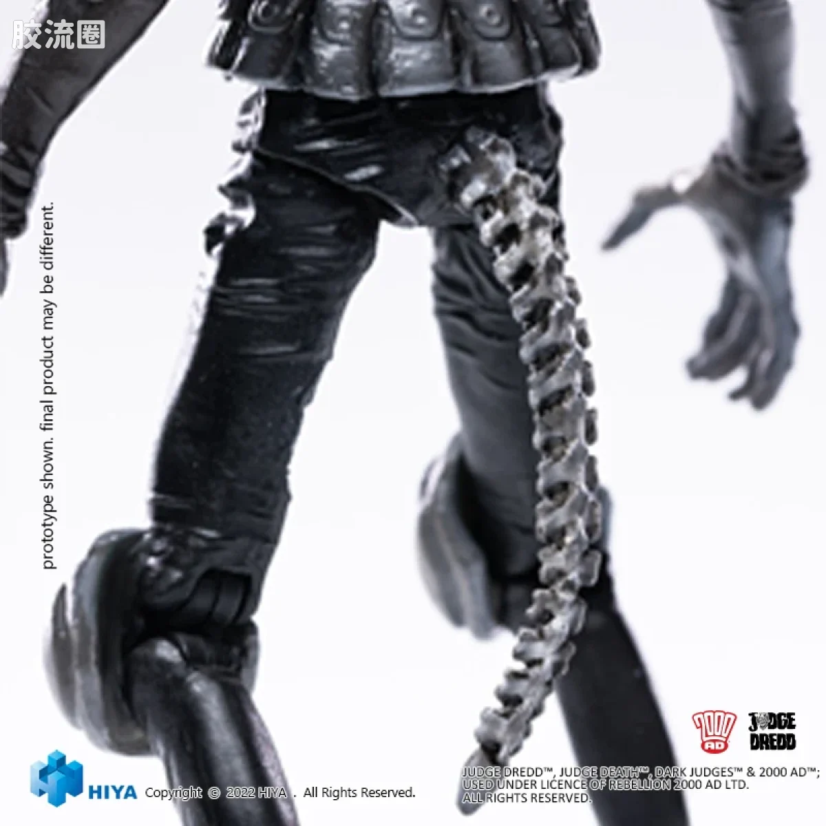 Hiya Toys/海雅 漫画 特警判官2000AD 尸灵判官 黑白版 - 图片