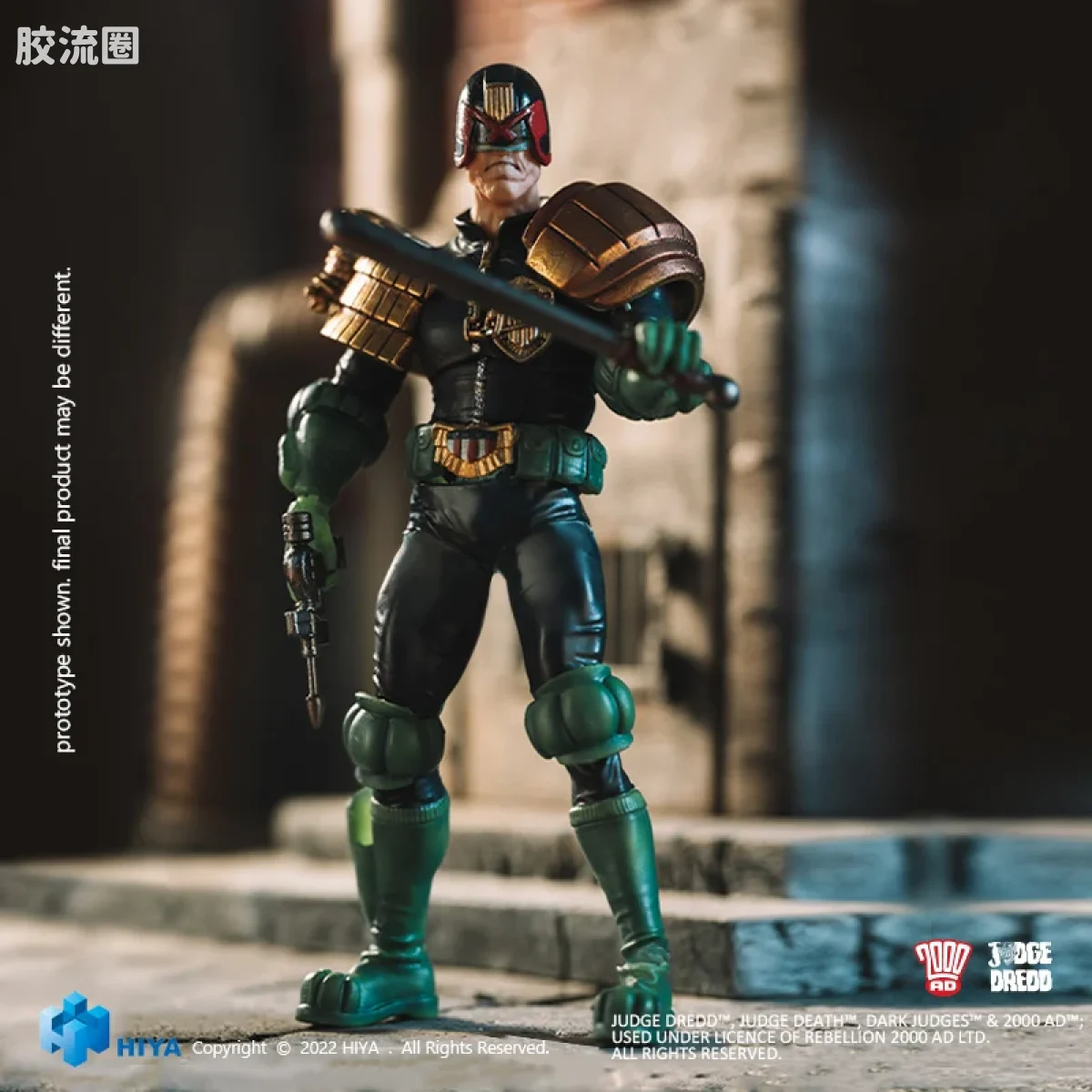 Hiya Toys/海雅 漫画 特警判官2000AD 德雷德法官 - 图片