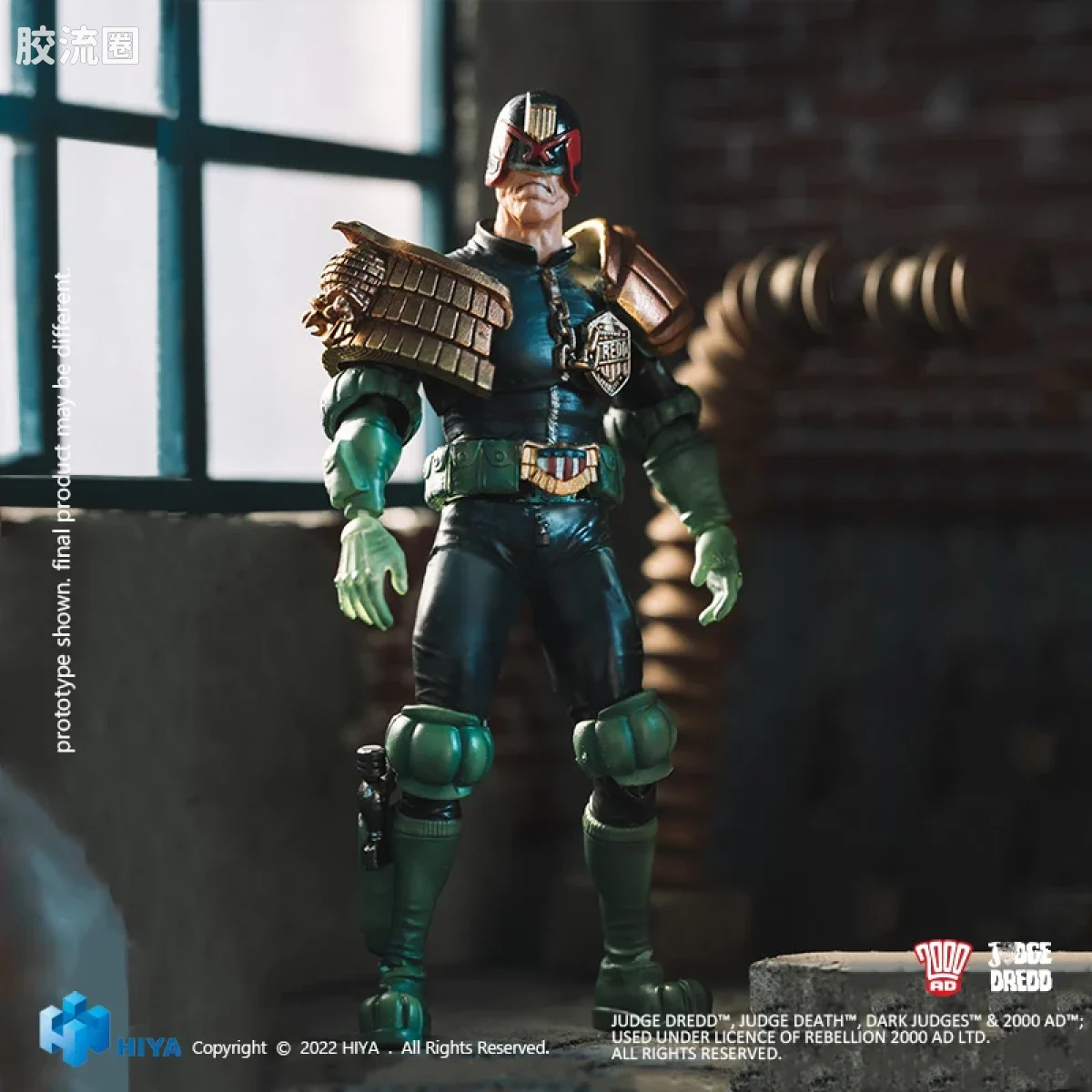 Hiya Toys/海雅 漫画 特警判官2000AD 德雷德法官 - 图片