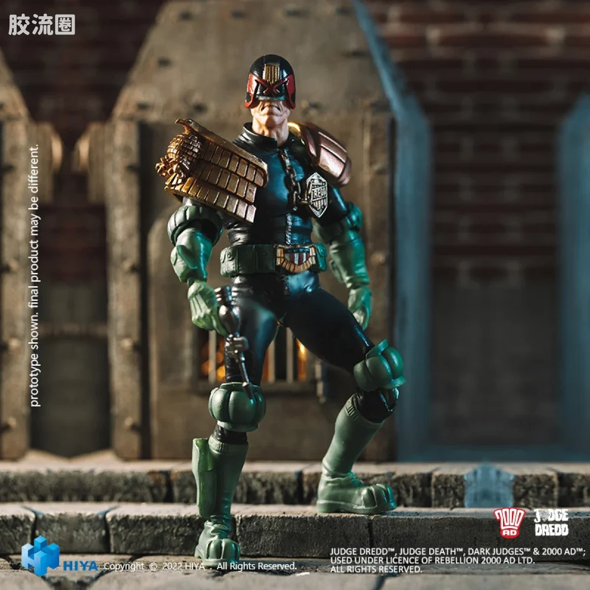 Hiya Toys/海雅 漫画 特警判官2000AD 德雷德法官 - 图片
