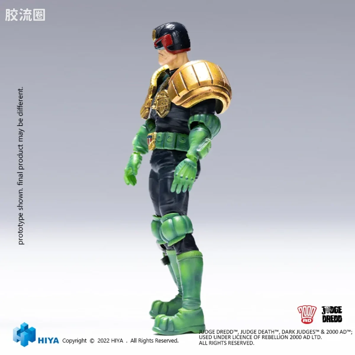 Hiya Toys/海雅 漫画 特警判官2000AD 德雷德法官 - 图片