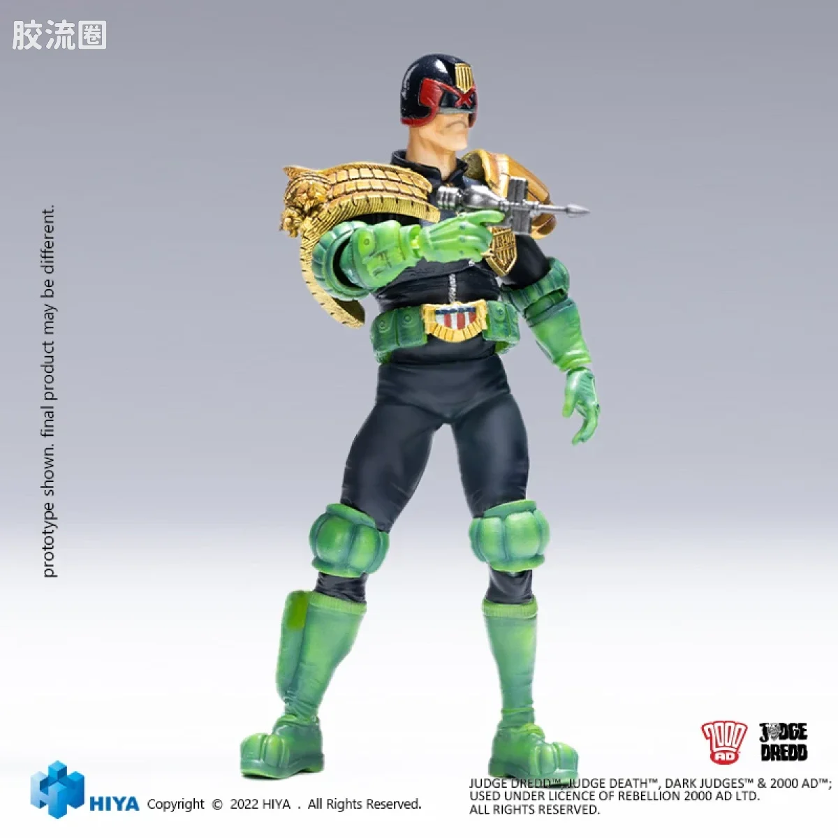 Hiya Toys/海雅 漫画 特警判官2000AD 德雷德法官 - 图片