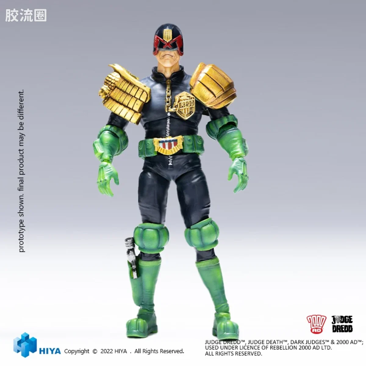 Hiya Toys/海雅 漫画 特警判官2000AD 德雷德法官 - 图片