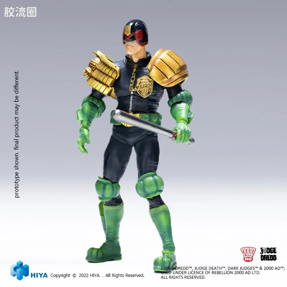 Hiya Toys/海雅 漫画 特警判官2000AD 德雷德法官 - 图片