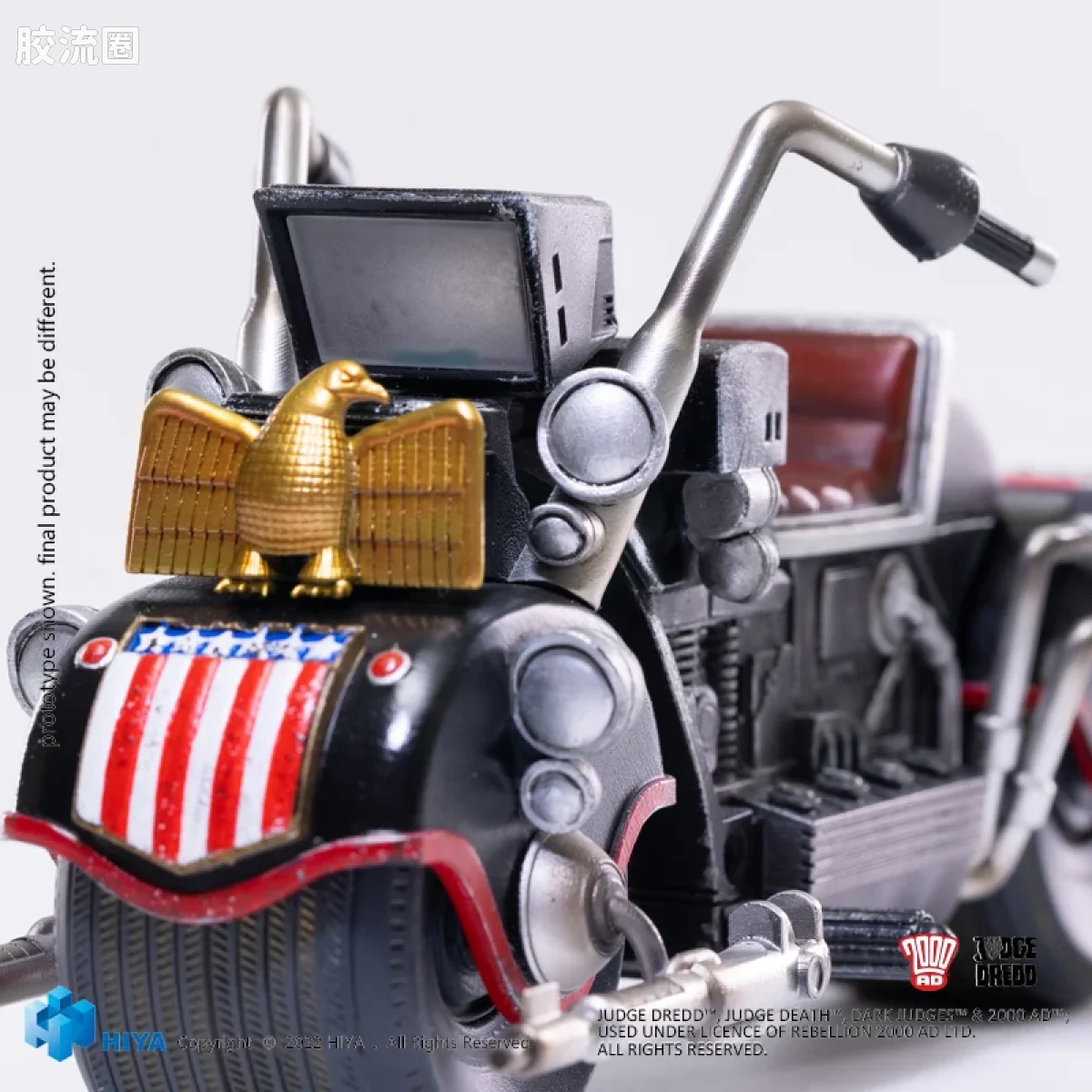 Hiya Toys/海雅 漫画 特警判官2000AD 德雷德&法王机车 - 图片