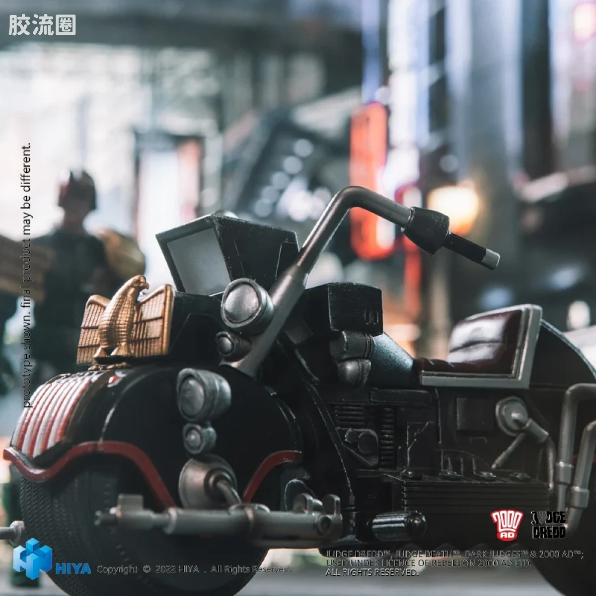 Hiya Toys/海雅 漫画 特警判官2000AD 德雷德&法王机车 - 图片