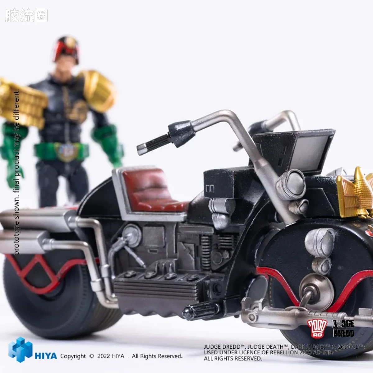 Hiya Toys/海雅 漫画 特警判官2000AD 德雷德&法王机车 - 图片