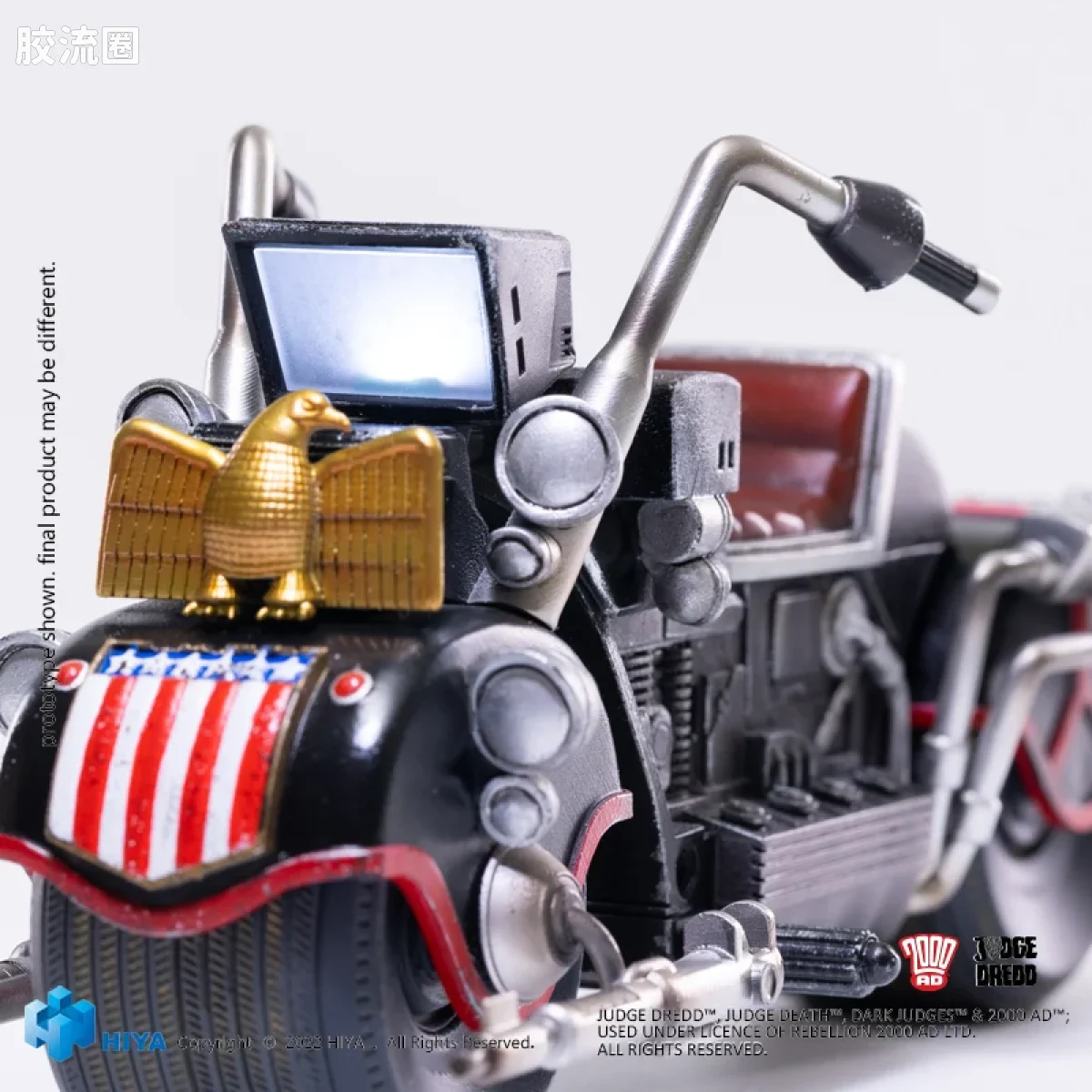 Hiya Toys/海雅 漫画 特警判官2000AD 德雷德&法王机车 - 图片