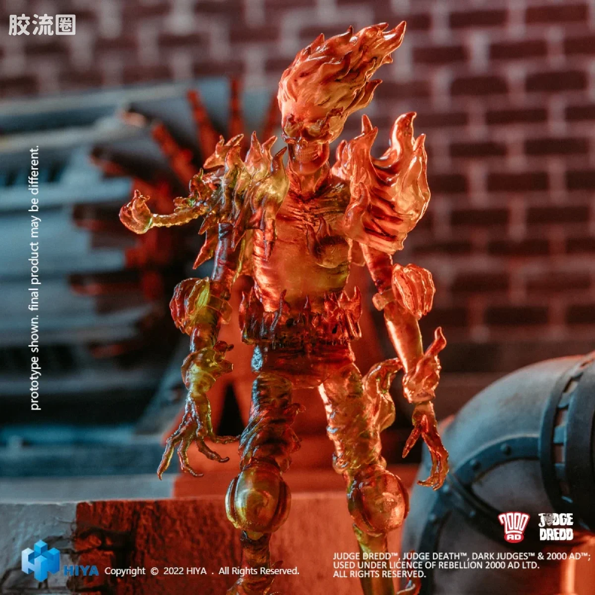 Hiya Toys/海雅 漫画 特警判官2000AD 火焰判官 - 图片